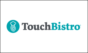 TouchBistro POS logo, designed for restaurants, offering streamlined menu management and sales analytics.